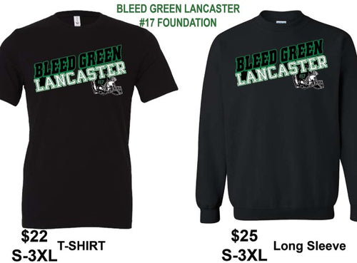 2025 BLEED GREEN LANCASTER #17 Long Sleeve shirt